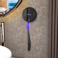 UV Toothbrush Sanitizer and Holder – Wall-Mounted Toothbrush Holder, Travel Toot