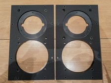 LS3/5A Matt Black Acrylic Speaker Baffles