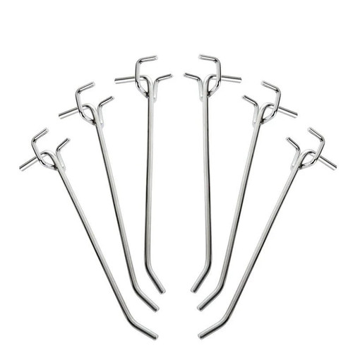 100 chrome single pegboard - 100,