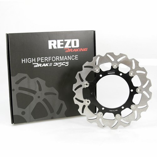Rezo wavy front brake rotor - wavy,