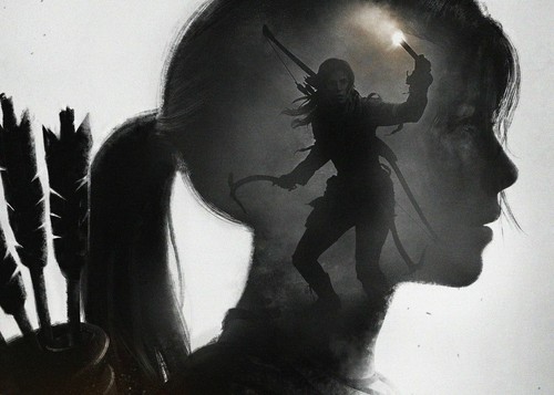 Tomb raider metal poster lara - metal,