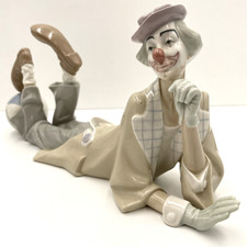 Lladro Figurine Lying Clown With Beach Ball 4618                             B14
