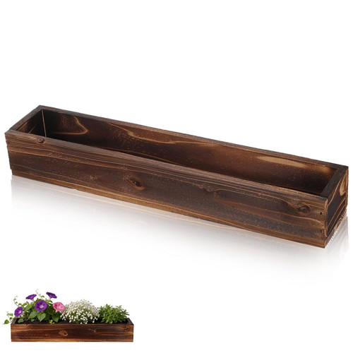 Planter box wooden - planter, rectangular