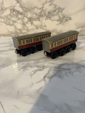 Thomas Wooden Railway Express Coaches (Rare) - Learning Curve Brands (Set 2)