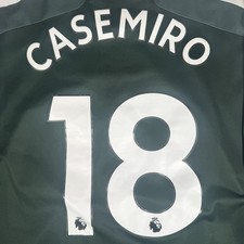 Original CASEMIRO 18 Manchester United 2023/2024 Away Football Shirt 3XL XXXL