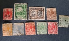 British Empire Granada QV KG Used stamps