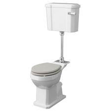 Hudson Reed Richmond Comfort Height Mid-Level Toilet Traditional Bathroom Loo