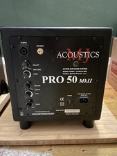 MJ Acoustics Pro 50 Mk 2 Subwoofer Home cinema Hi-fi