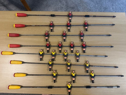 Vintage foosball table - table, rods