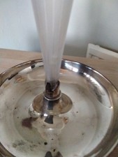 Antique Victorian Silver Plated Etched Glad Epergne A Center Piece For Flowers