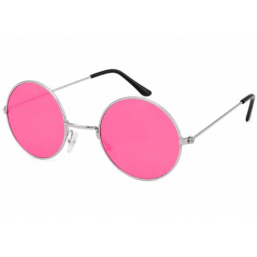 Pink round glasses 80 s - 70's, 80's