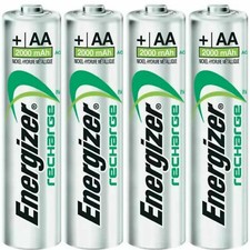 ENERGIZER AA RECHARGEABLE BATTERIES PRE-CHARGED 2000mAh