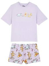 Ladies Pyjamas DISNEY WINNIE POOH & FRIENDS Woman 6 to 24 T-Shirt Shorts Primark