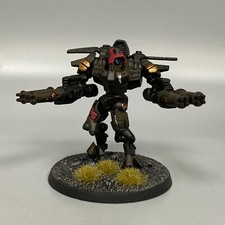 XV9 CRISIS BATTLESUIT WITH TWIN LINKED BURST CANNONS FORGE WORLD TAU EMPIRE 40K