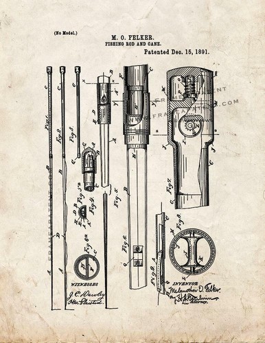 Fishing rod and - fishing, patent