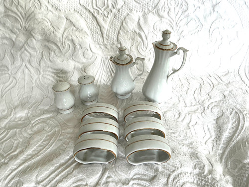 Chodziez white porcelain cruet - white,