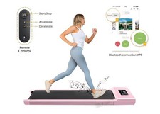 1-12km/h Electric Walking Pad Treadmill Home Under Desk Exercise Machine Fitness