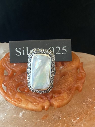 Large solid silver mother - solid,