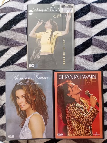 Shania twain dvds - 3x,