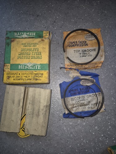 Vintage hepolite piston rings - hepolite,