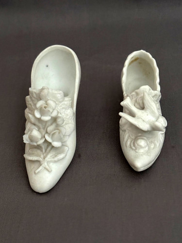 White porcelain shoes - shoes, –