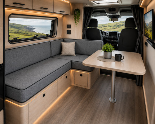 Shape caravan seating - l,