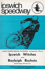1970 Ipswich v Rayleigh Speedway Prog (3/9/70)
