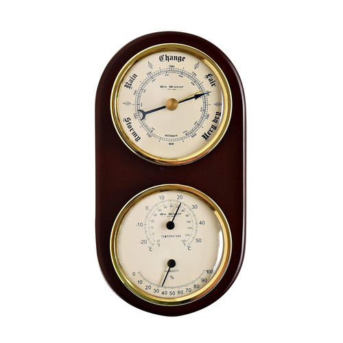 Widdop wooden barometer - widdop,