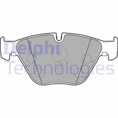 Brake pads low metallic - pads, lp2245
