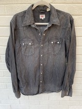 Levis Shirt Mens Large Grey