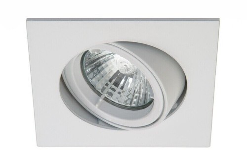White square tiltable led - white,