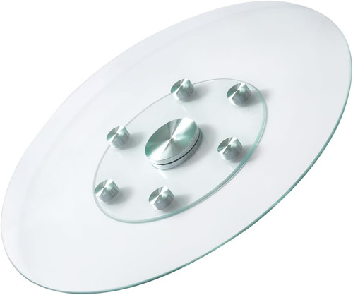 Tempered glass lazy susan - tempered,