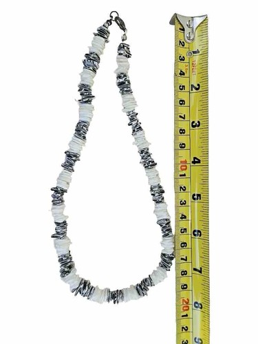 Vintage shell necklace white - shell,