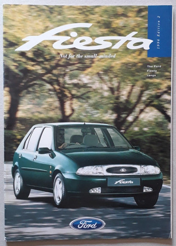 Ford fiesta range - ford, brochure