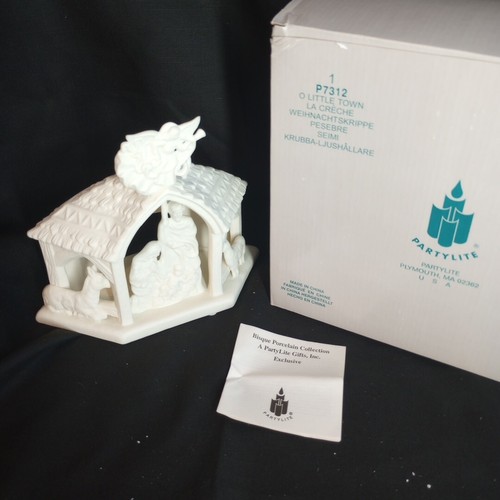 Vtg partylite bisque - partylite, porcelain