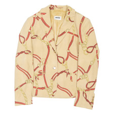 HUCKE Womens Blazer Coat Beige