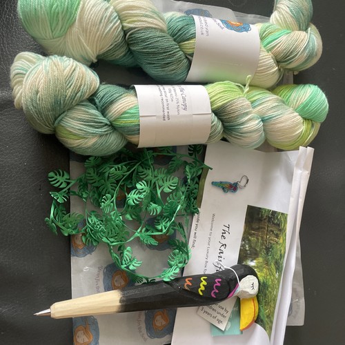 Luxury hand dyed yarn box - hand,
