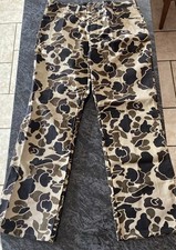 Vintage Walls Hunting Duck Camouflage Pants Trousers 38” Mens Straight Brown