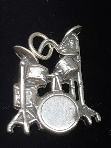 Sterling silver drums set - sterling,