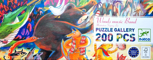 Djeco puzzle gallery woods - puzzle,