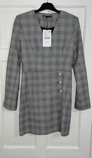 ZARA BLACK WHITE CHECK PRINT