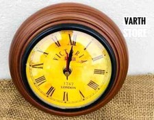 Antique Style Wood Wall Clock