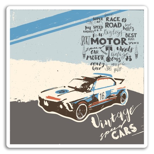 10cm vintage car - 2, x