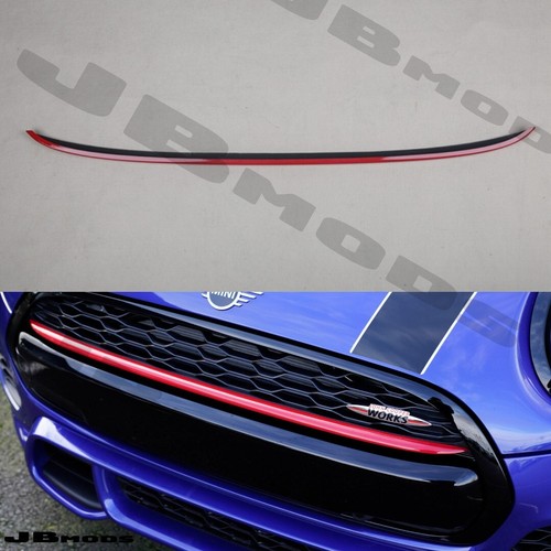 Gloss red front grill - front,