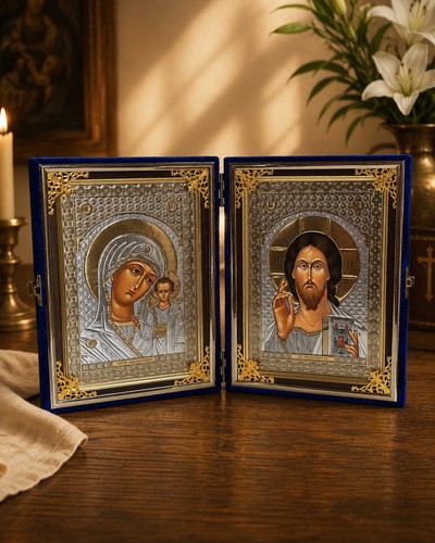 Handmade folding icon jesus - folding,