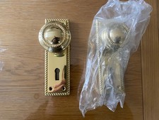 Solid Brass Reeded Mortice