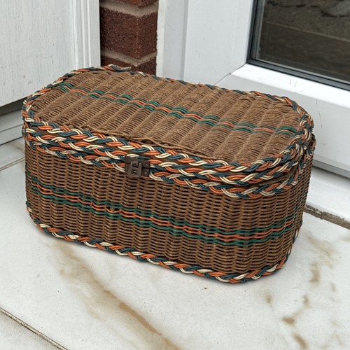 Old rattan storage - old,
