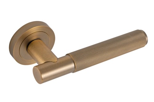 Eclipse knurled lever - on, rose