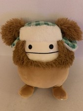 Squishmallow Benny Brown Yeti Bigfoot Soft Plush Toy 8” Jazwares