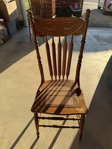 Antique oak pressed - antique, chair